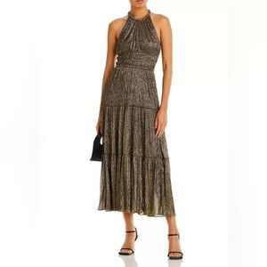 A.C.L ELARA DRESS GOLD with tags